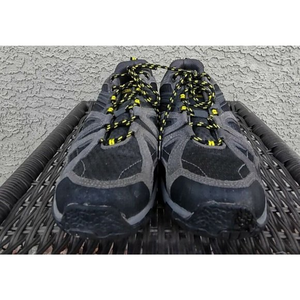 Pacific Trail Men's Tioga Dark Grey‎ / Yellow Walking Hiking Shoes Size 11 EE